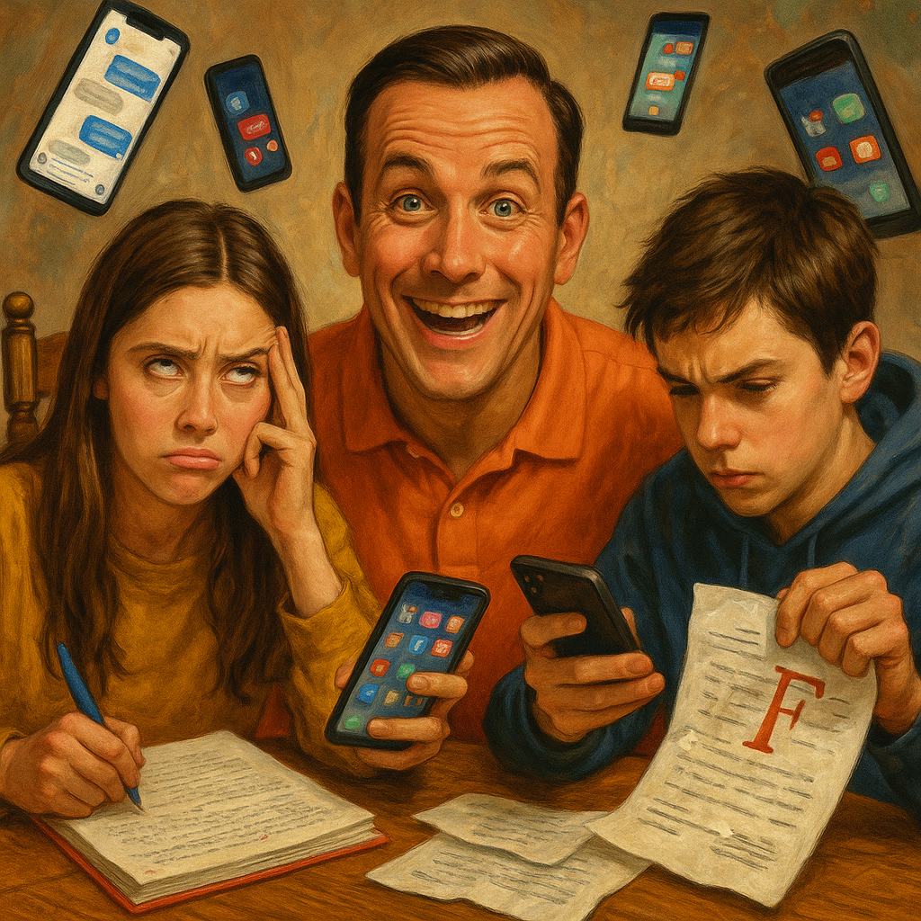 Phones, Grades, and Eye Rolls: The Teen Parent’s Holy Trinity by Robert Kuypers