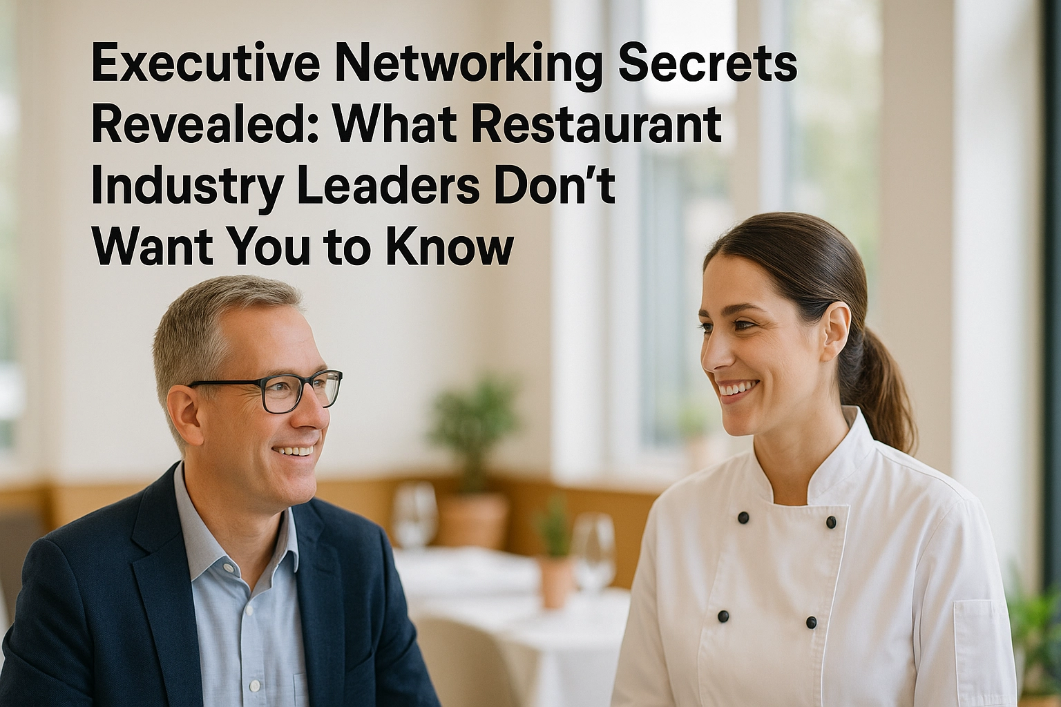 Image accompanying Executive Networking Secrets Revealed: What Restaurant Industry Leaders Don't Want You to Know