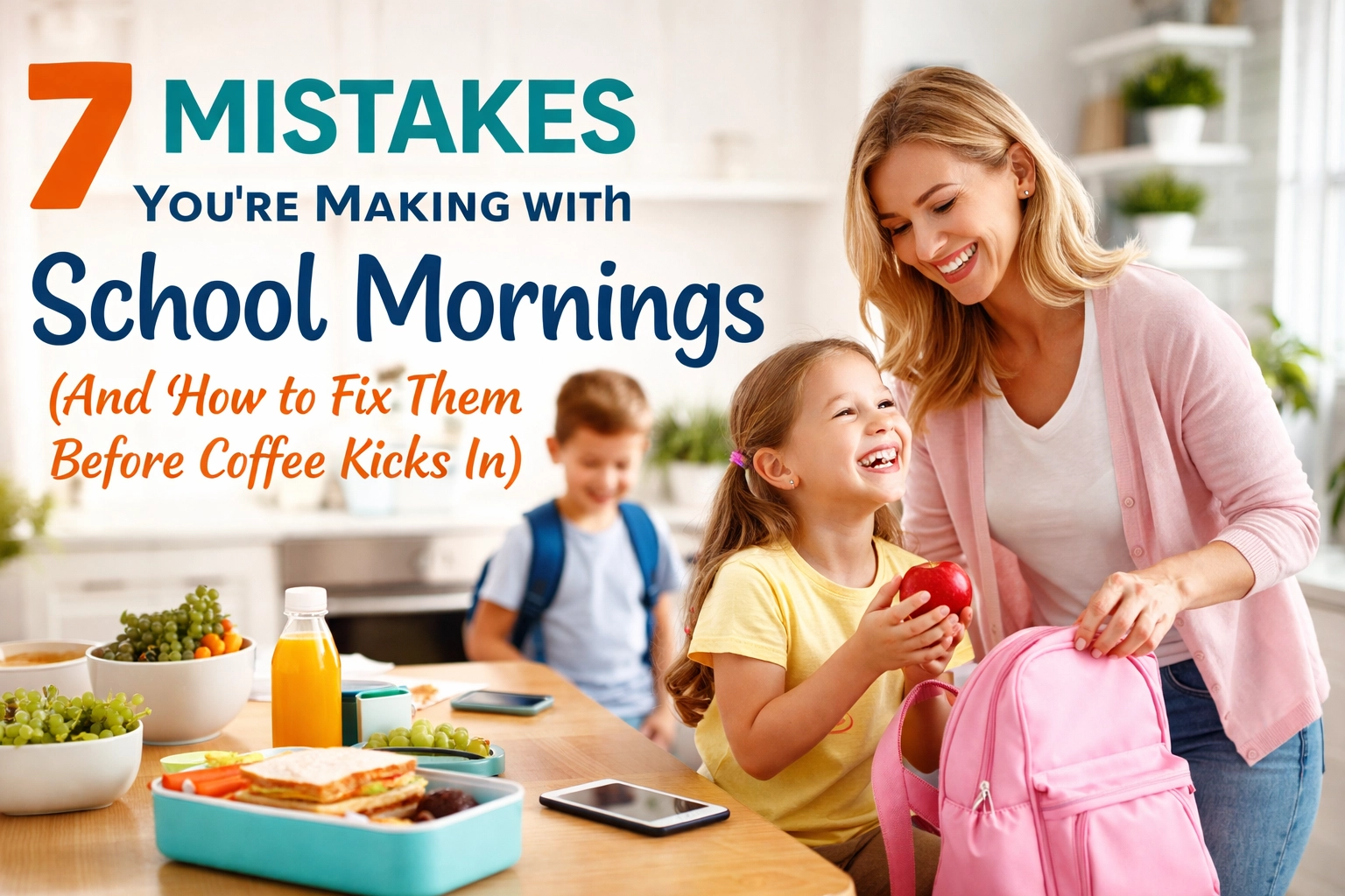 Image accompanying 7 Mistakes You're Making with School Mornings (And How to Fix Them Before Coffee Kicks In)
