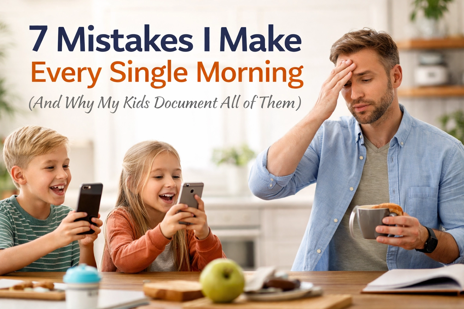 Image accompanying 7 Mistakes I Make Every Single Morning (And Why My Kids Document All of Them)