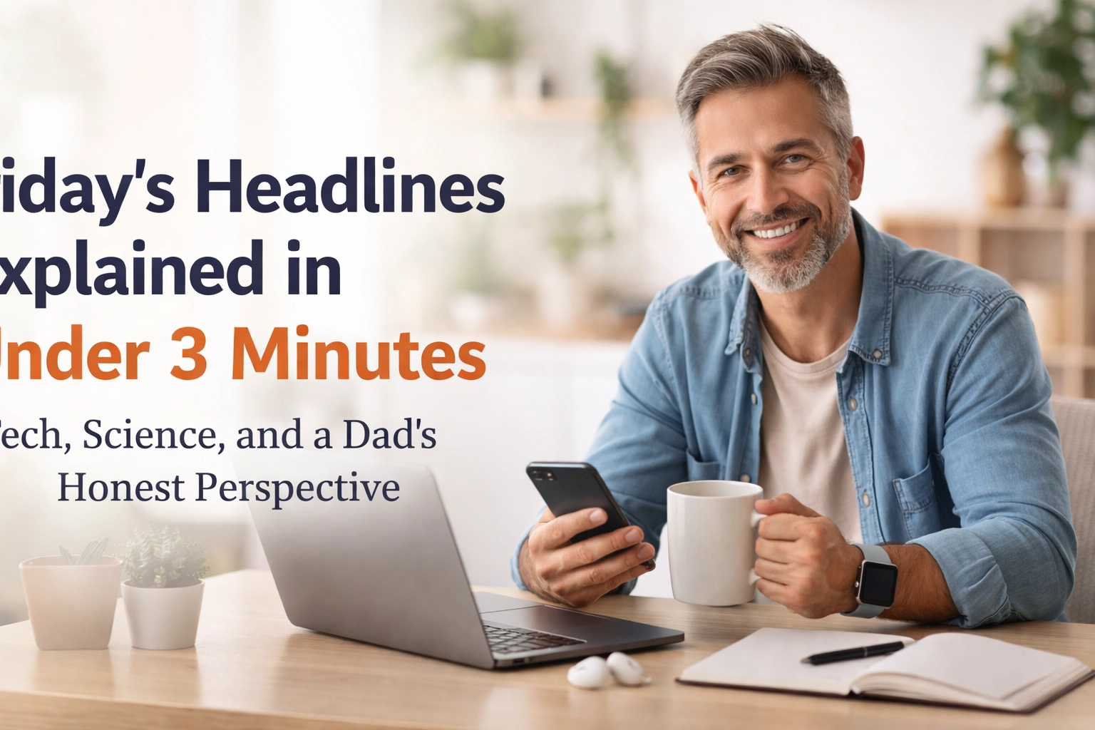 Image accompanying Friday's Headlines Explained in Under 3 Minutes: Tech, Science, and a Dad's Honest Perspective