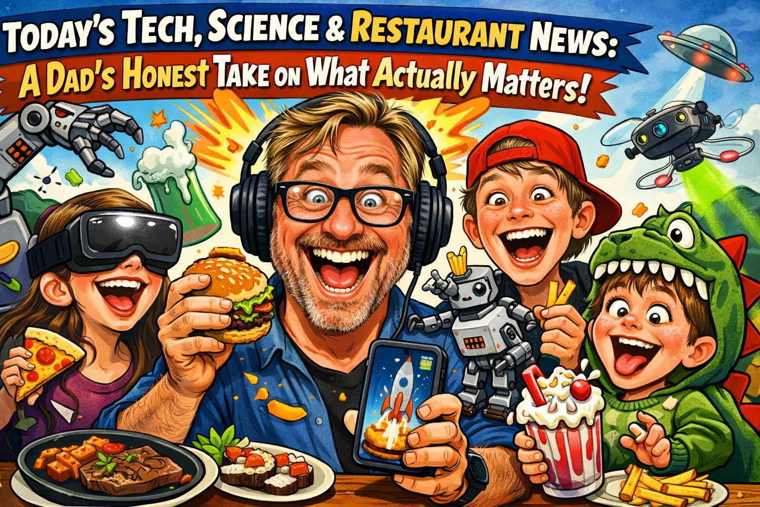 Image accompanying Today’s Tech, Science & Restaurant News: A Dad’s Honest Take on What Actually Matters
