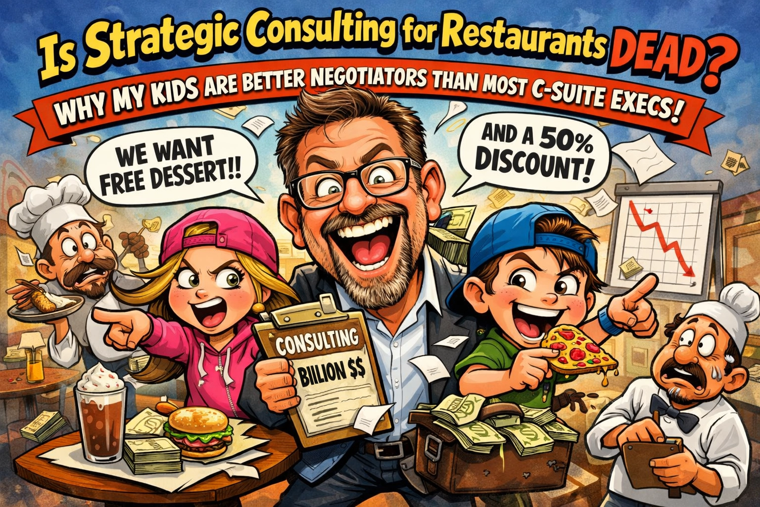 Image accompanying Is Strategic Consulting for Restaurants Dead? Why My Kids Are Better Negotiators Than Most C-Suite Execs