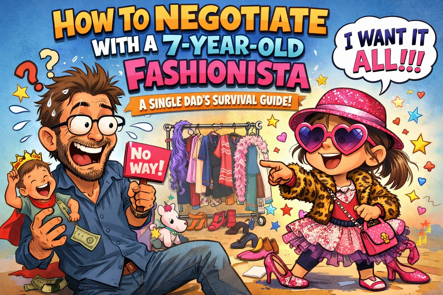 Image accompanying How to Negotiate with a 7-Year-Old Fashionista: A Single Dad’s Survival Guide