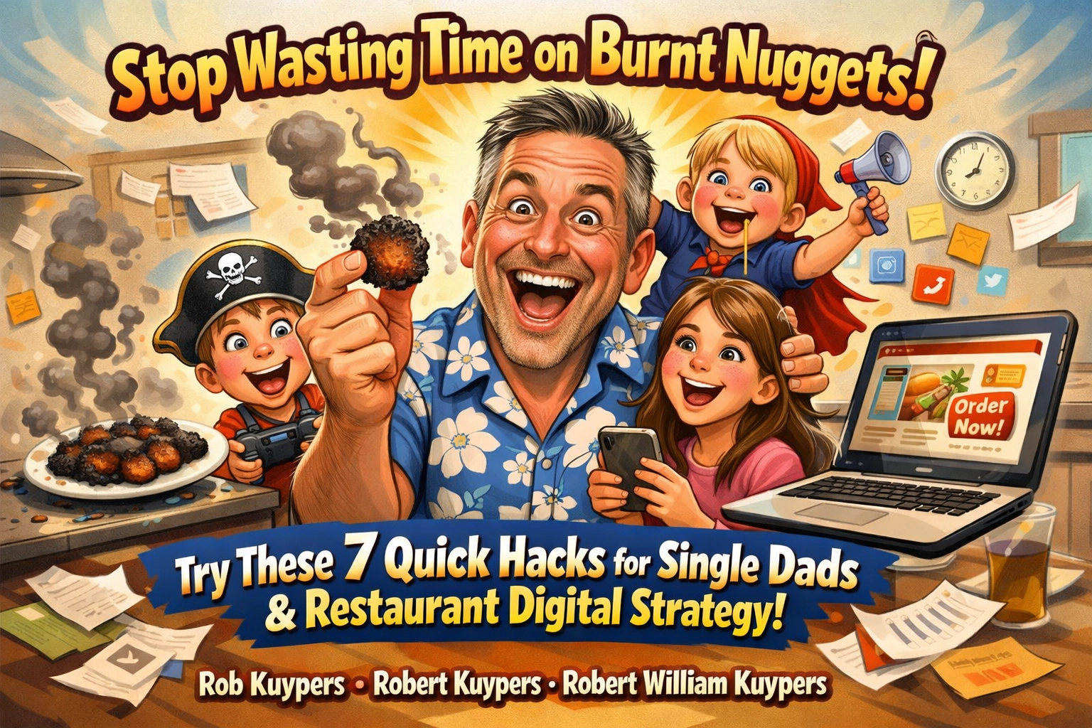 Image accompanying Stop Wasting Time on Burnt Nuggets: Try These 7 Quick Hacks for Single Dads and Restaurant Digital Strategy