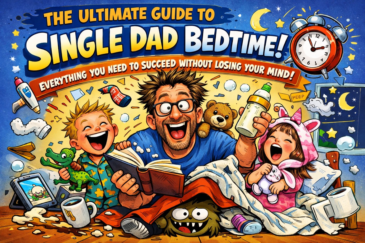 Image accompanying The Ultimate Guide to Single Dad Bedtime: Everything You Need to Succeed Without Losing Your Mind