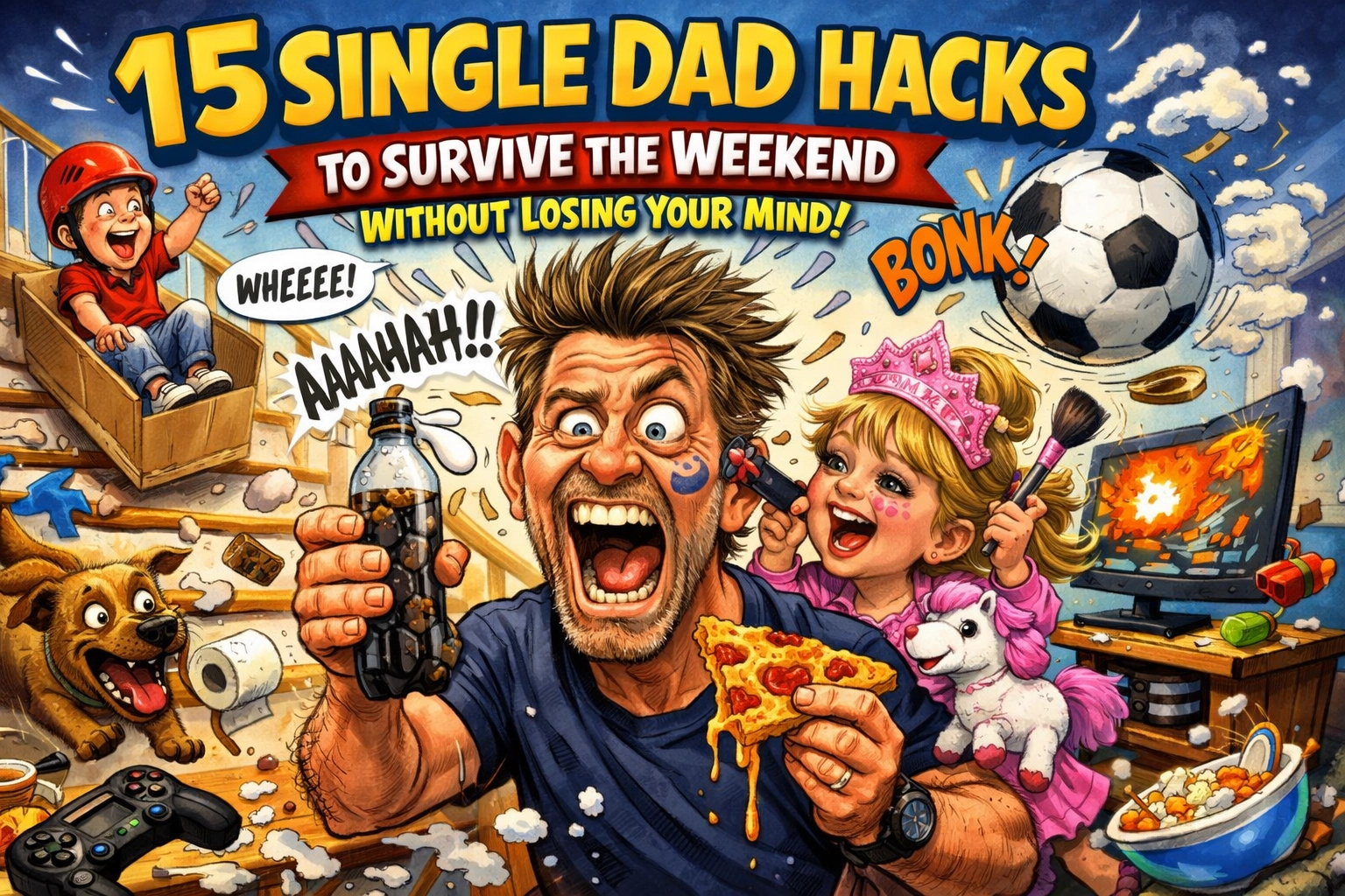 Image accompanying 15 Single Dad Hacks to Survive the Weekend Without Losing Your Mind