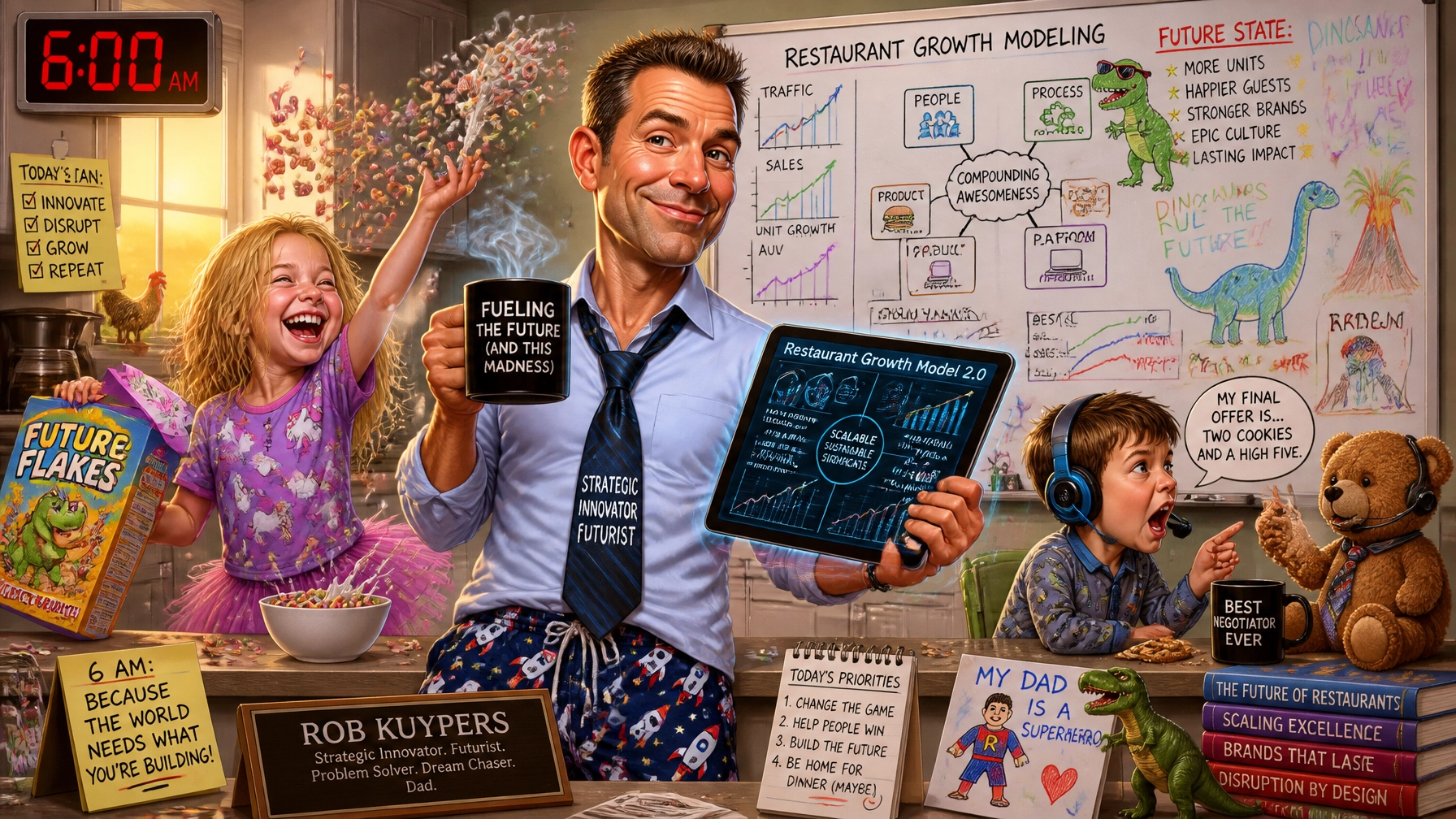 Image accompanying The Single Dad’s Guide to Strategic Consulting for Restaurants at 6 AM